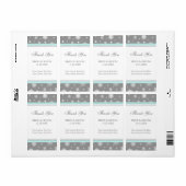 Graue blaue Schneeflocken Winter Wedelmarken (Vorne)