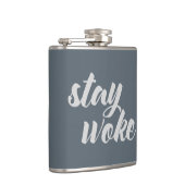 Graue Bleibe Geweckt Flachmann (Rechts)