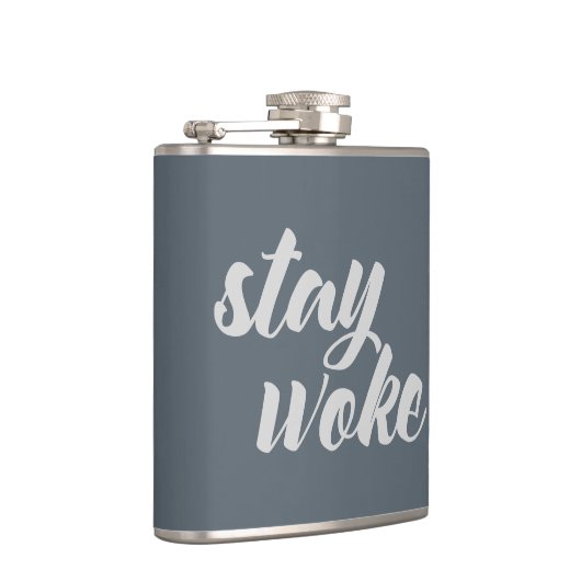 Graue Bleibe Geweckt Flachmann (Rechts)