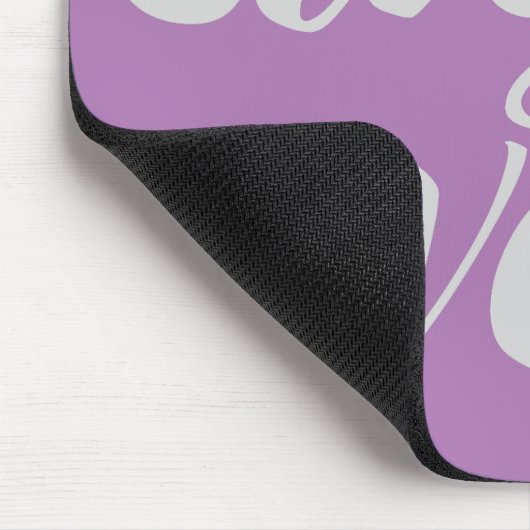 Graue Bleibe Geweckt Mousepad (Ecke)