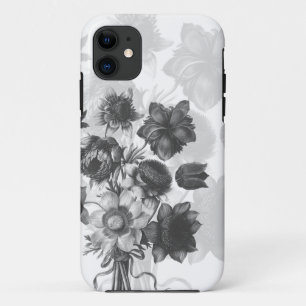 Graue Blume Bouquet Custom iPhone 5 Fall Case-Mate iPhone Hülle