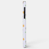 Graue Blume Case-Mate iPhone Hülle (Hinten/Links)