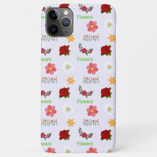 Graue Blume Case-Mate iPhone Hülle (Rückseite)