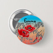 Graue Blume, Pfefferlinge, Blumengras Button (Vorne & Hinten)