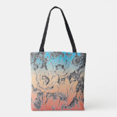 Graue Blume, Pfefferlinge, Blumengras Tasche (Rückseite)