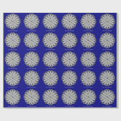 Graue Blume Ribbon von Kenneth Yoncich Geschenkpapier (Flach)