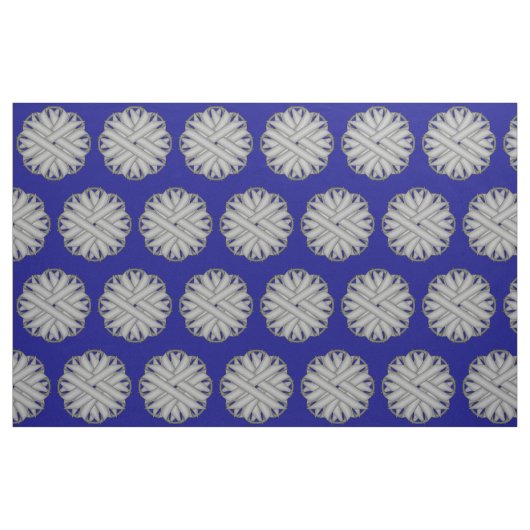 Graue Blume Ribbon von Kenneth Yoncich Stoff (Fat Quarter (45,7 x 55,9 cm))
