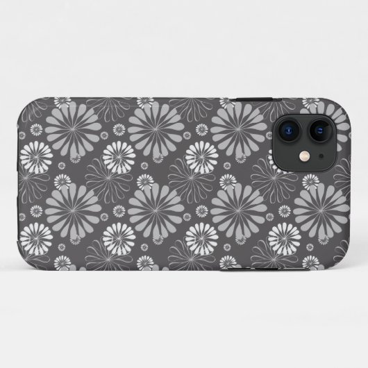 graue Blumenkiste Case-Mate iPhone Hülle (Rückseite (Horizontal))