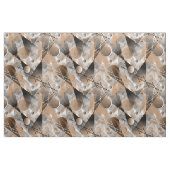 Graue, braune Abstraktion. Stoff (Fat Quarter (45,7 x 55,9 cm))
