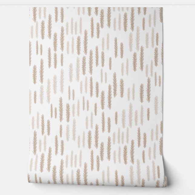 Graue, braune Pinienneedles Tapete (Abrollen)