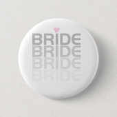 Graue Braut verblassen Button (Vorderseite)