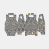 Graue Bretter auf hellbraunem bis dunklem Hintergr Geschenkschachtel (Ungefaltet)