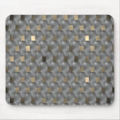 Graue Bretter auf hellbraunem bis dunklem Hintergr Mousepad (Vorne)