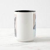 Graue britische Shorthair Katze Tasse (Zentrum)