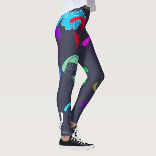 Graue bunte Elf-Leggings Leggings (Rechts)