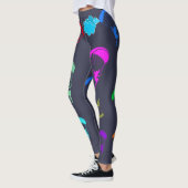 Graue bunte Elf-Leggings Leggings (Links)