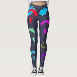 Graue bunte Elf-Leggings Leggings