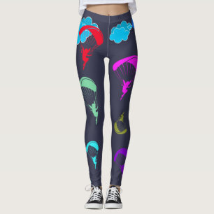 Graue bunte Elf-Leggings Leggings