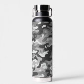 Graue Camouflage #1 Thopper Wasserflasche mit Kupf Trinkflasche (Rückseite)