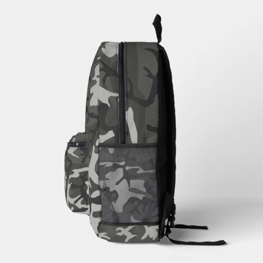Graue Camouflage Bedruckter Rucksack (Rechts)