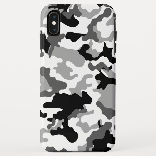 Graue Camouflage Case-Mate iPhone Hülle (Rückseite)