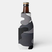 Graue Camouflage Flaschenkühler (Flaschenvorderseite)