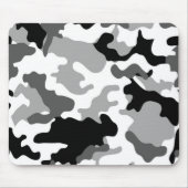 Graue Camouflage Mousepad (Vorne)