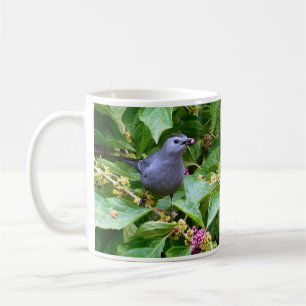 Graue Catbird-Kaffee-Tasse von BirdingCollectibles Kaffeetasse