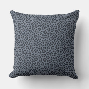 Graue Cheetah-Druck-Wurfkissen Kissen