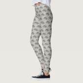 Graue Computer Maus Elektronik Techie Wired Leggings (Links)