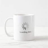 graue Computerladen-Symbol-Tasse Kaffeetasse (Links)