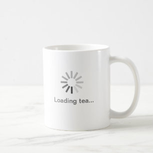 graue Computerladen-Symbol-Tasse Kaffeetasse