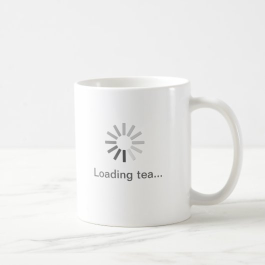 graue Computerladen-Symbol-Tasse Kaffeetasse (Rechts)