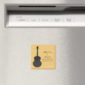 Graue Country Gitarre speichern Sie das Date Magne Magnet (In Situ (Geschirrspüler))