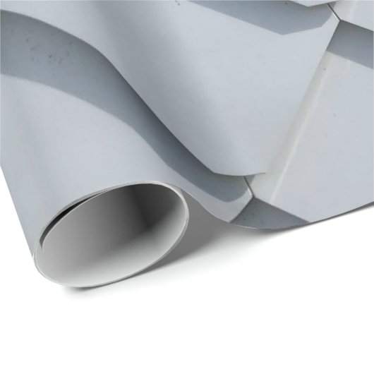 Graue Dachschindeln Geschenkpapier (Rolleneckpunkt)