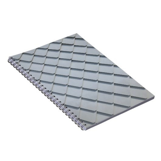 Graue Dachschindeln Notizblock (Rechte Seite)