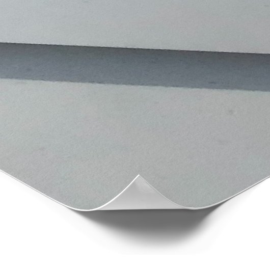 Graue Dachschindeln Poster (Ecke)