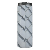 Graue Dachschindeln Thermosbecher (Rückseite)