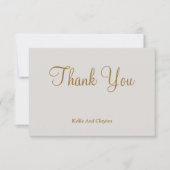 Graue Dankeschön Karten (Vorderseite)