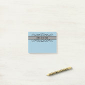 Graue Dekos Blüh Notes Post-it Klebezettel (Auf Schreibtisch)