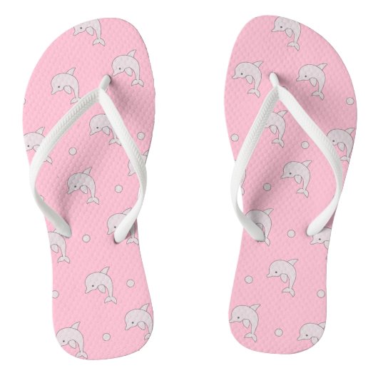 Graue Delphine Flip Flops Badesandalen (Fußbett)