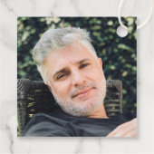 Graue denken Sie an mich Feier der Foto-Kerze Geschenkanhänger (Rückseite)