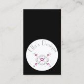 Graue Design-Visitenkarte Visitenkarte (Vorderseite)