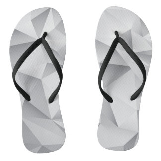 Graue Diamanten Badesandalen
