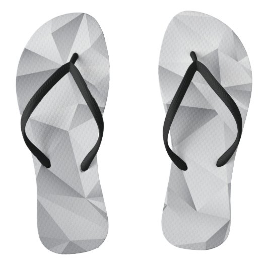 Graue Diamanten Badesandalen (Fußbett)