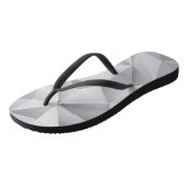 Graue Diamanten Badesandalen (Schrägansicht)