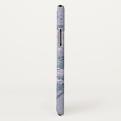Graue Digi-Camouflage mit benutzerdefiniertem Text Case-Mate iPhone Hülle (Hinten/Rechts)