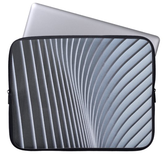 Graue digitale Tapete Laptopschutzhülle (Vorderseite)
