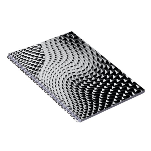 Graue digitale Tapete Notizblock (Rechte Seite)