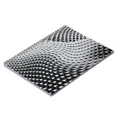 Graue digitale Tapete Notizblock (Linke Seite)